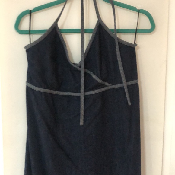 Gap Denim Halter Dress 14 - Picture 2 of 3